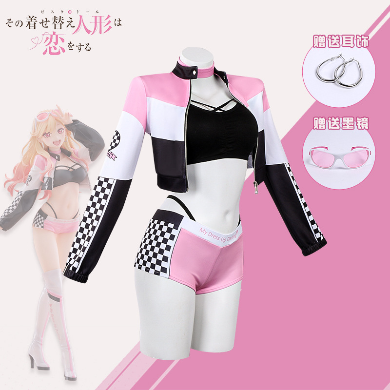 애니메이션 마이 드레스업 달링 가발 레이스 슈트 소품  - Kitagawa Anime Cosplay 리뷰 및 가격