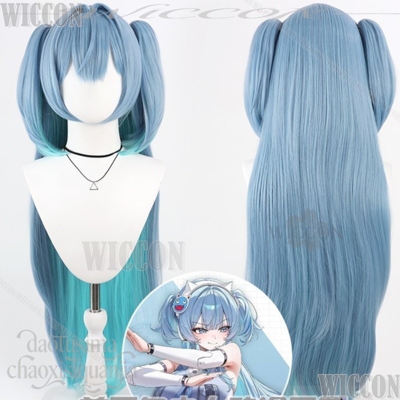 GODDESSS Game VICTORYSS 코스프레 메 - Anime Cosplay Blue Hair 리뷰 및 가격