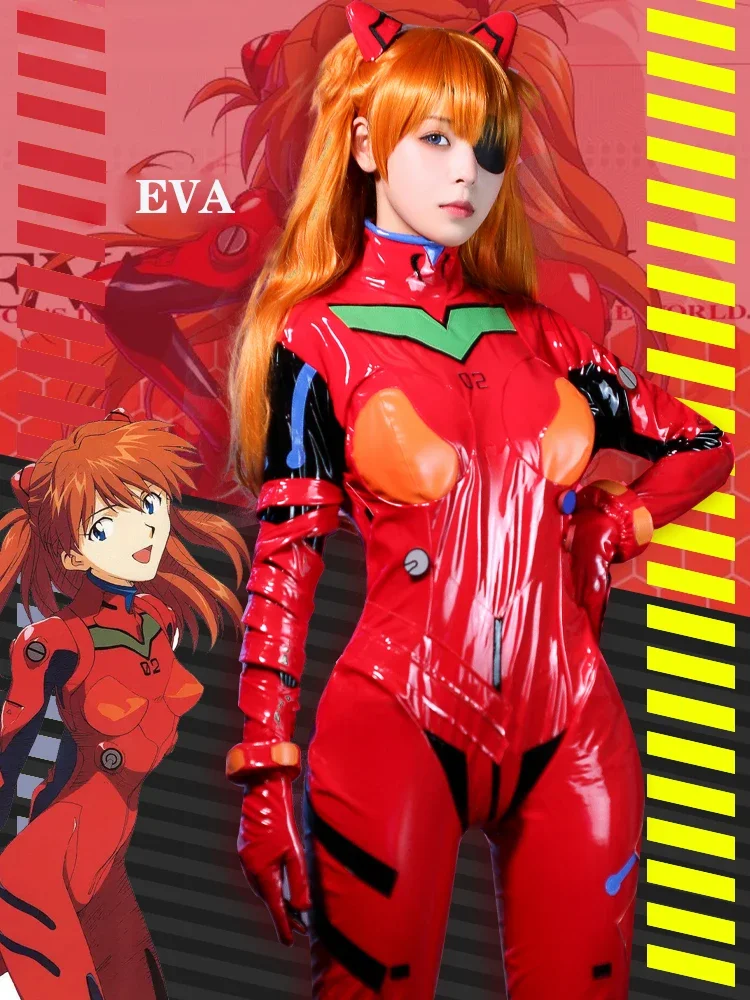 새로운 에바 시키나미 아스카 랭글리 소류 점프슈트 여성 - Anime Cosplay Jumpsuit 리뷰 및 가격
