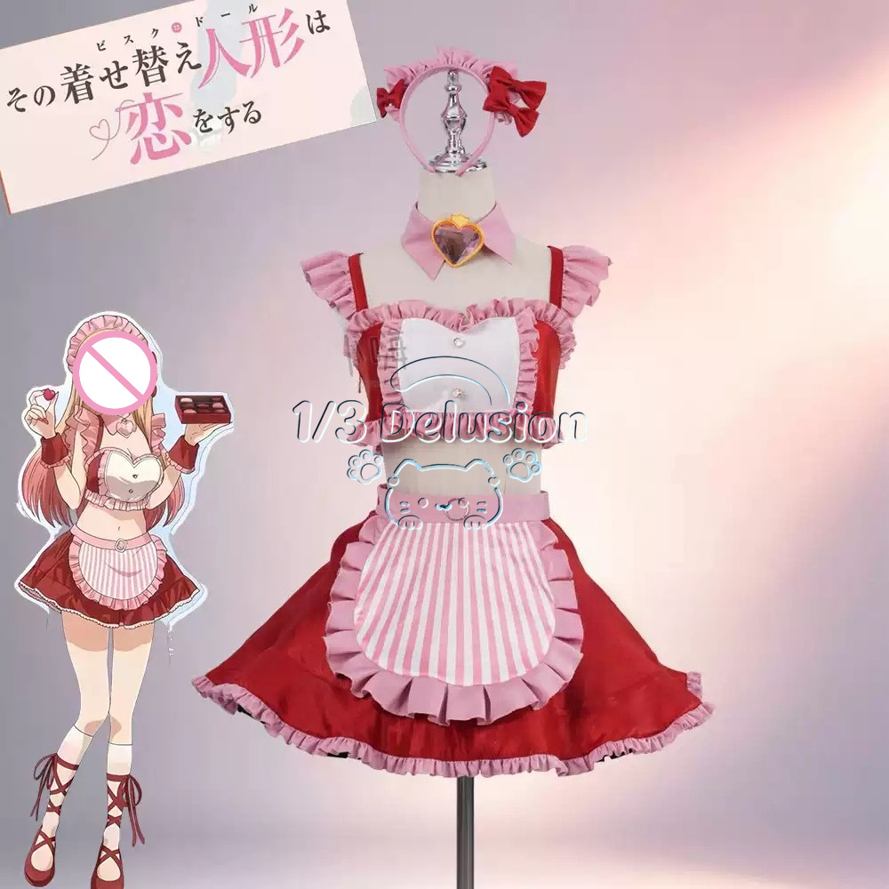 나의 드레스업 달링, 키타가와 마린 초콜릿 메이드 코스 - Kitagawa Anime Cosplay 리뷰 및 가격